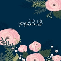 планер: розов цвет дневен планер со неделен месечен календар и календари на глас: годишен личен планер за бизнис, животни цели, страст и среќа