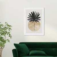 Студиото Wynwood Prints Palm Leaf Shade Floral и Botanical Botanicals Wall Art Canvas Print Black 13x19