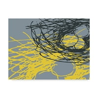 Трговска марка ликовна уметност „посветла гнездо сиво“ платно уметност од Кристин О’Брајан