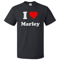 Љубов Марли маица е Срцето Марли Маица Подарок