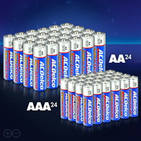 Акделко Bat И Ааа Батерии, 48-Брои Комбо Алкална Батерија, Брои Секој Пакет