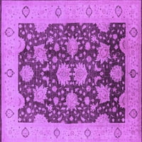 Ахгли Компанија Затворен Правоаголник Ориентални Виолетови Традиционални Килими, 7' 10'