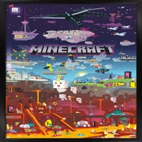 Minecraft-Светот Надвор Од Ѕид Постер, 14.725 22.375