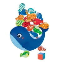 Монтесори Играчки Редење Градежни Блокови Загатка Игра, Сортирање Вештина Развивање Интелигенција Игра За Годишниот Деца Риба
